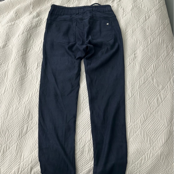 Bevy Flog Shely Pant in Blue Velvet Stripe - Picture 6 of 7
